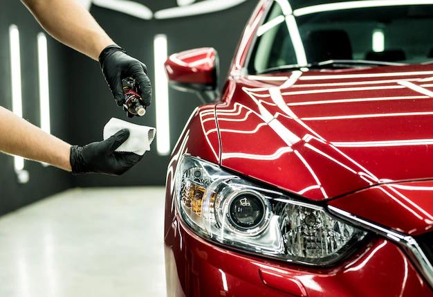 Ceramic coating application service - premium paint protection for vehicles
